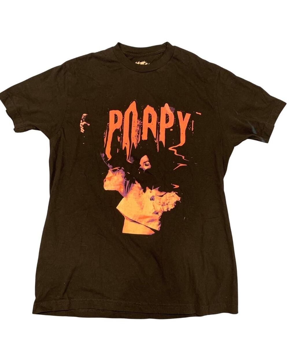 Poppy They're All Around Us Womens US Concert Tour Tee Shirt Size M Black Merch